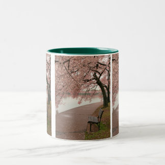Cherry blossoms Two-Tone Mug