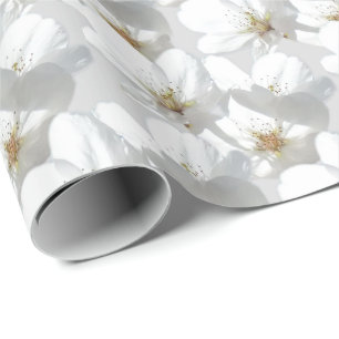 Cherry Blossoms Wrapping Paper Custom Gift Paper