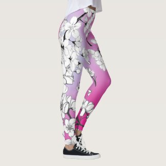 Cherry Blossoms Yoga |  Skinny Fit | Sakura YOGA Leggings