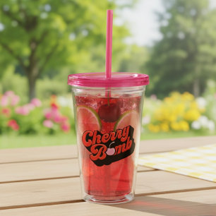 Cherry Bomb Acrylic Tumbler