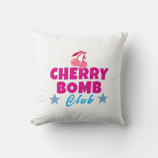cherry bomb cushion