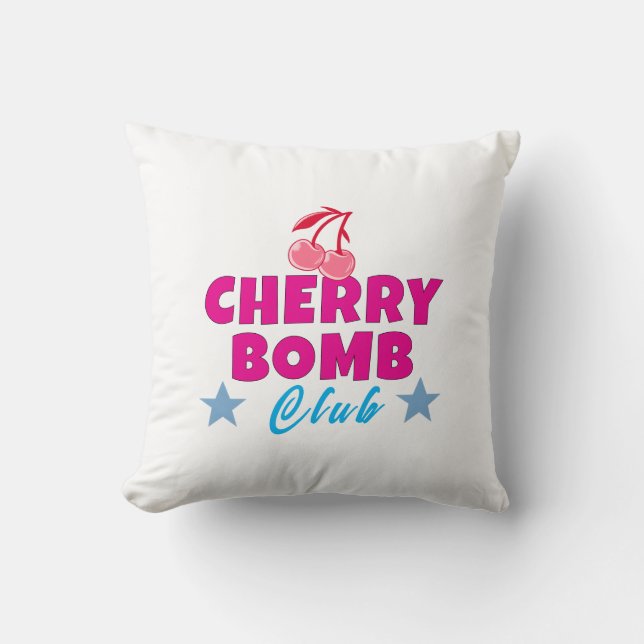 cherry bomb cushion (Front)