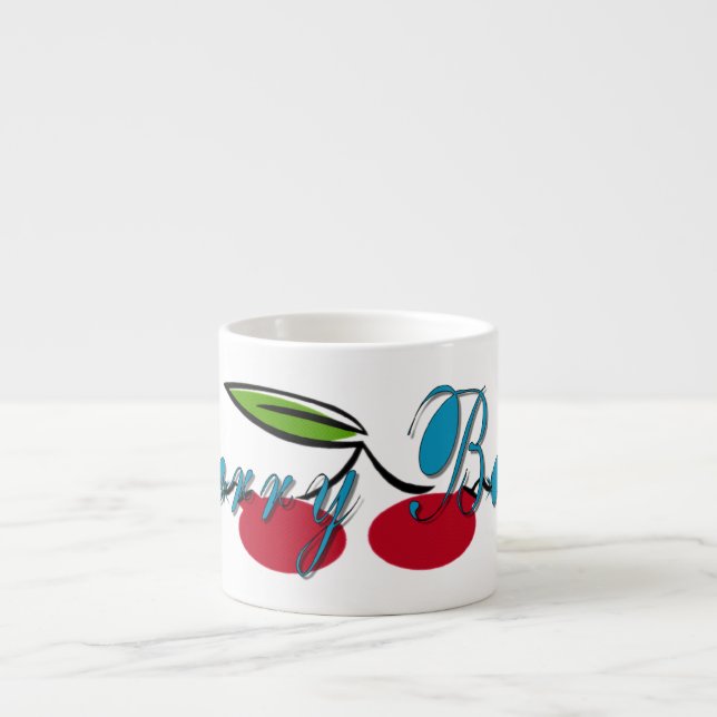 Cherry Bomb Espresso Cup (Front)