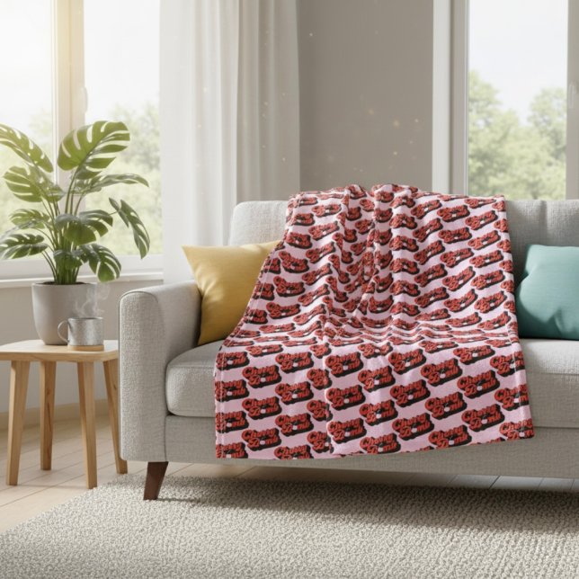 Cherry Bomb Fleece Blanket (Creator Uploaded)