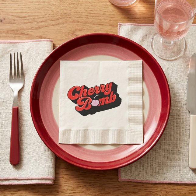 Cherry Bomb Napkin (Creator Uploaded)