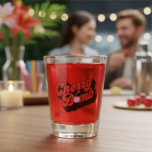 Cherry Bomb Shot Glass