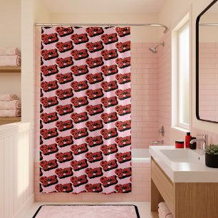 Cherry Bomb Shower Curtain