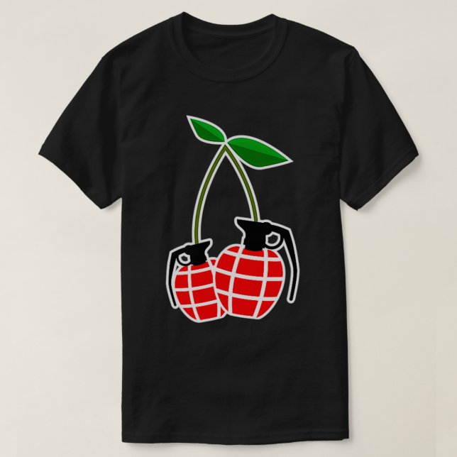 Cherry Bombs, Cherry Grenades Design  T-Shirt (Design Front)