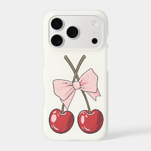 Cherry Bow iPhone Case   Cute Pink Coquette