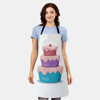 Cherry Cake Apron