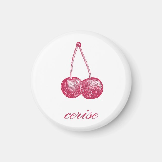 Cherry (Cerise) Magnet (Front)