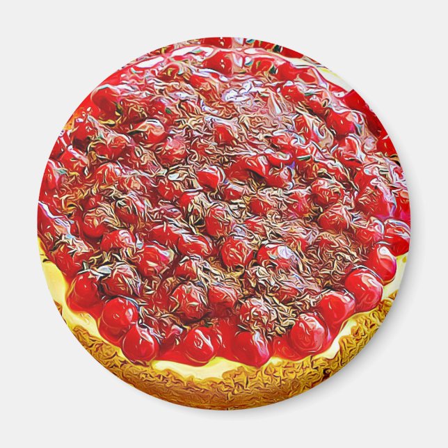 Cherry Cheesecake Chocolate Sprinkles Magnet (Front)