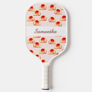 Cherry Cheesecake Dessert Pickleball Paddle
