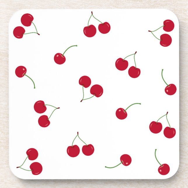 Cherry Cherries Coaster (Front)