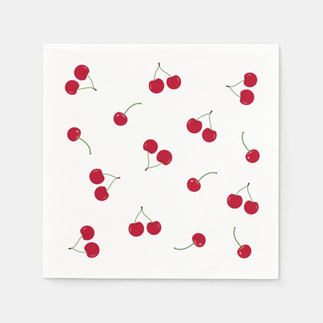  Cherry Cherries Napkin (Front)