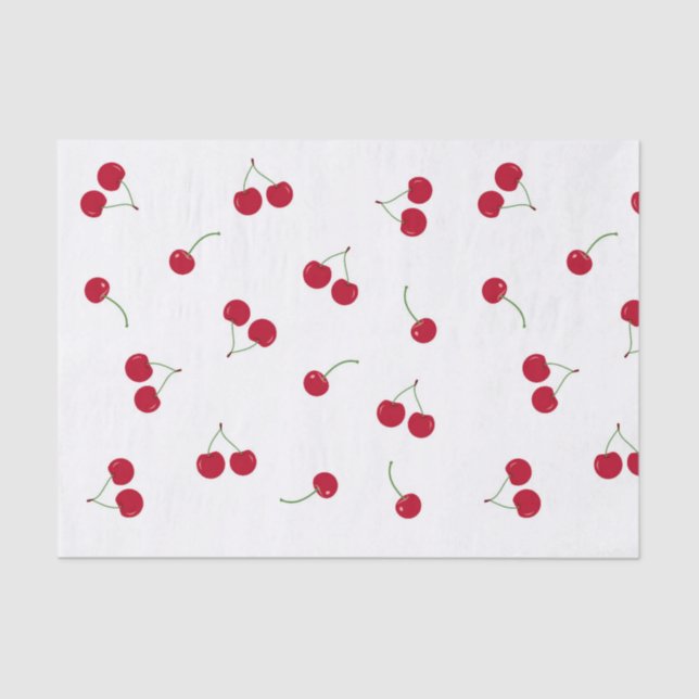 Cherry Cherries Tissue Paper (Front)