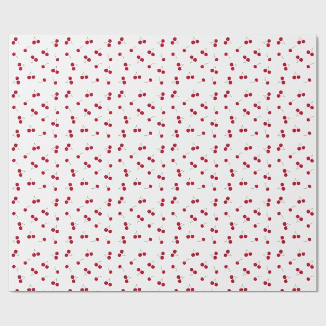  Cherry Cherries Wrapping Paper (Flat)