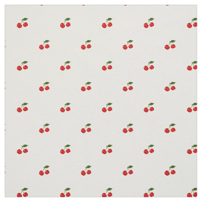 Cherry cherry lady fabric (Swatch)