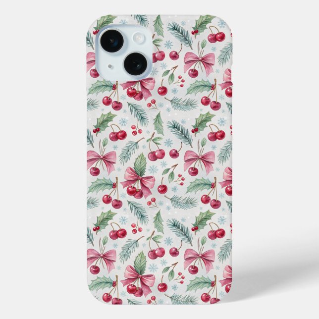 Cherry Christmas Case-Mate iPhone Case (Back)