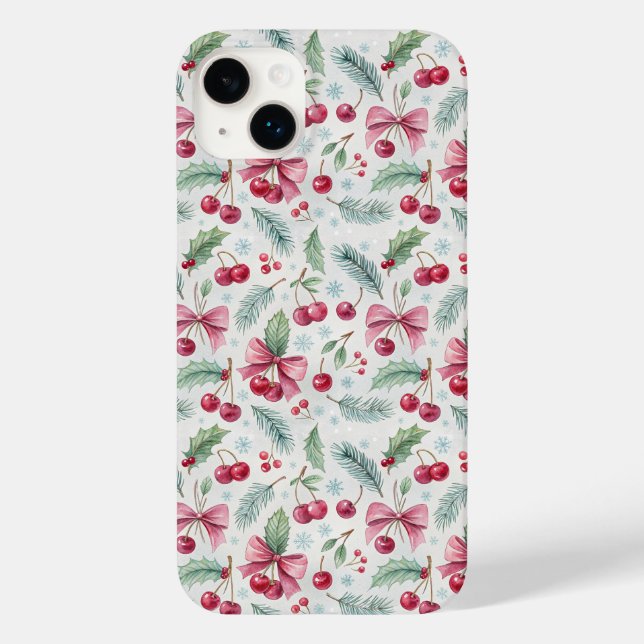 Cherry Christmas Case-Mate iPhone Case (Back)