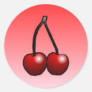 Cherry - Classic Round Sticker
