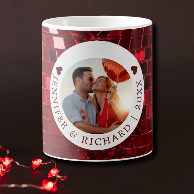 Cherry Coded Personalised Valentine's Day Mug (Cherry Coded Personalized Valentine's Day Mug)