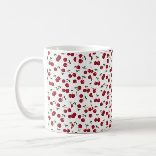 cherry coffee mug (Left)