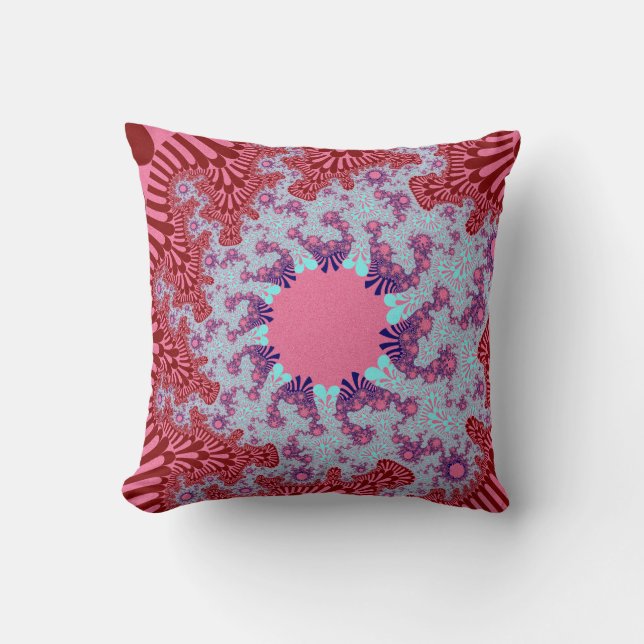 Cherry Cola Sunburst Cushion (Front)