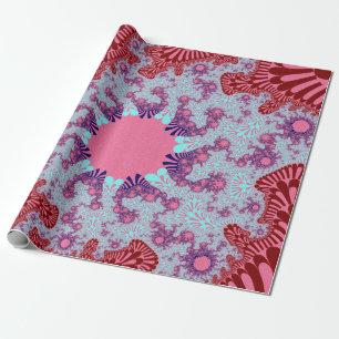 Cherry Cola Sunburst Wrapping Paper
