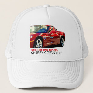 CHERRY CORVETTE TRUCKER HAT