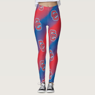 Cherry Creek (CC) Red and Blue Leggings