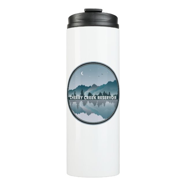Cherry Creek Reservoir Colorado Reflection Thermal Tumbler (Front)