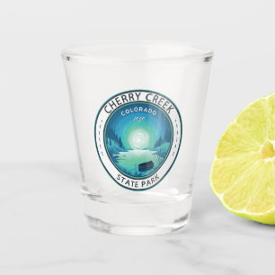 Cherry Creek State Park Colorado Vintage Badge Shot Glass