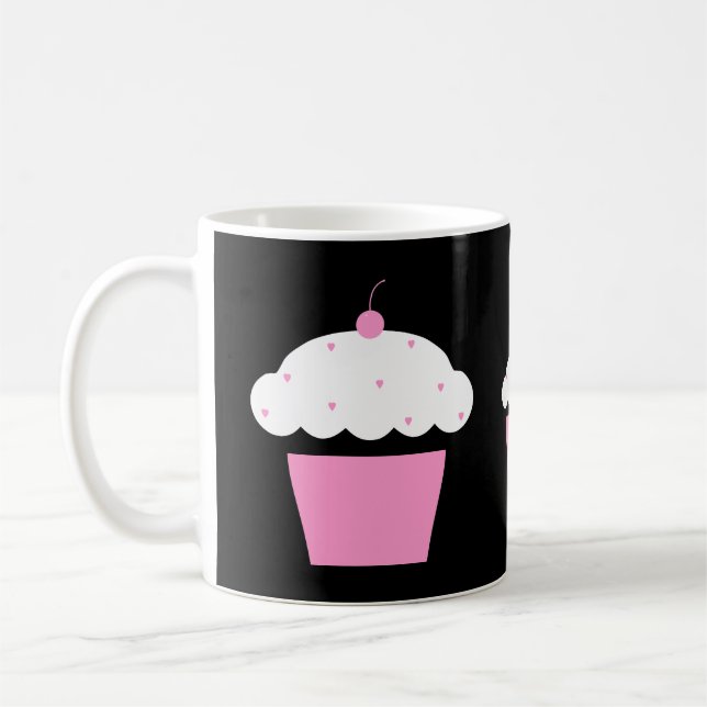 cherry cupcake coffee mug (Left)