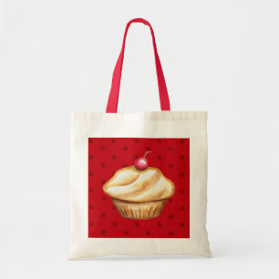 Cherry Cupcake Tote  Bag