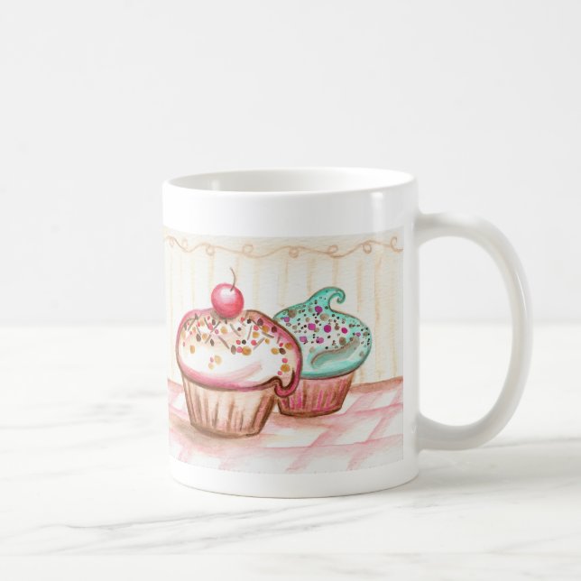 Cherry Cupcakes Mug (Right)