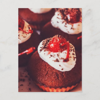 Cherry Cupcakes Postcard