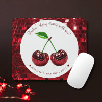 Cherry Delight Valentine's Day Mouse Pad