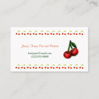 Cherry Design and Logo Business Card