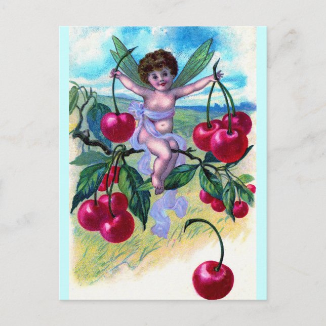 Cherry Fairy Postcard (Front)