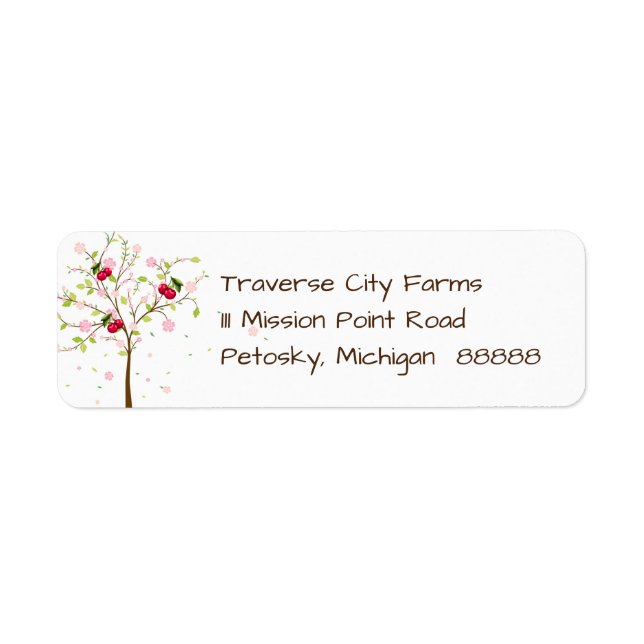 Cherry Farm Address Label Return Address Label (Front)