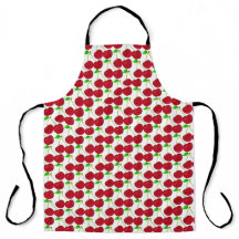Cherry Flavoued All-Over Print Apron