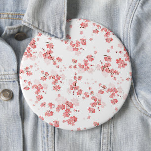 Cherry Flower 2 6 Cm Round Badge