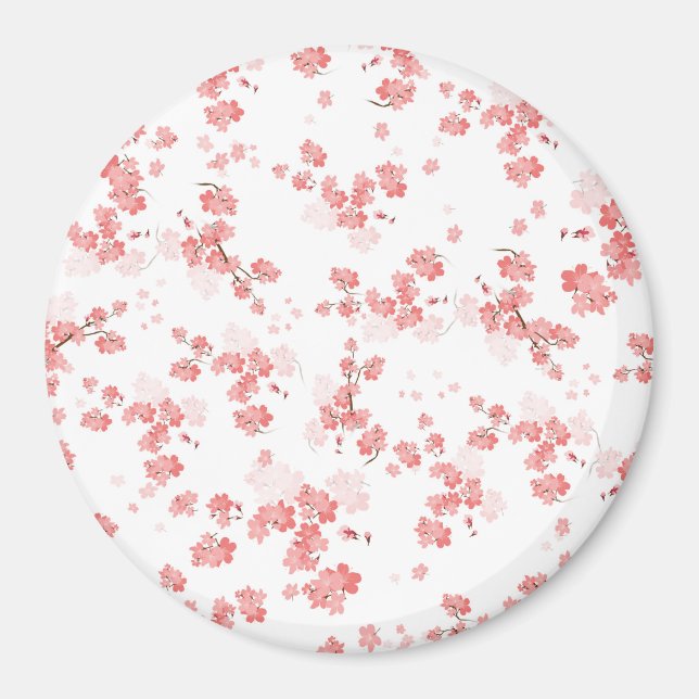 Cherry Flower 2 Magnet (Front)