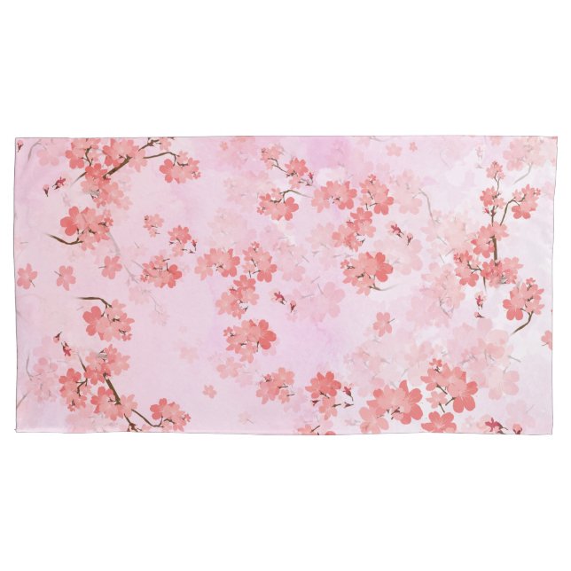 Cherry Flower Pillowcase (Front)