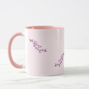 Cherry flowers mug