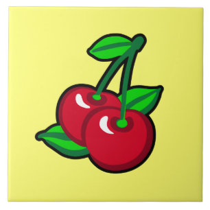 Cherry for cherry pickers ceramic tile