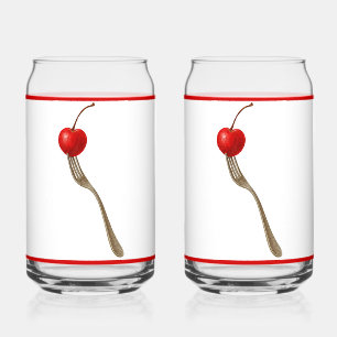 Cherry Fork Soda Glass