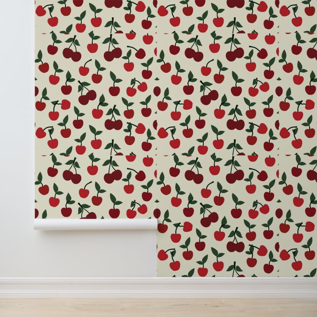 Cherry Fruit: A Sweet and Juicy Pattern Wallpaper (Application)