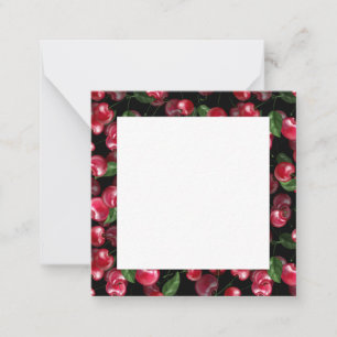 Cherry fruit card